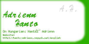 adrienn hanto business card